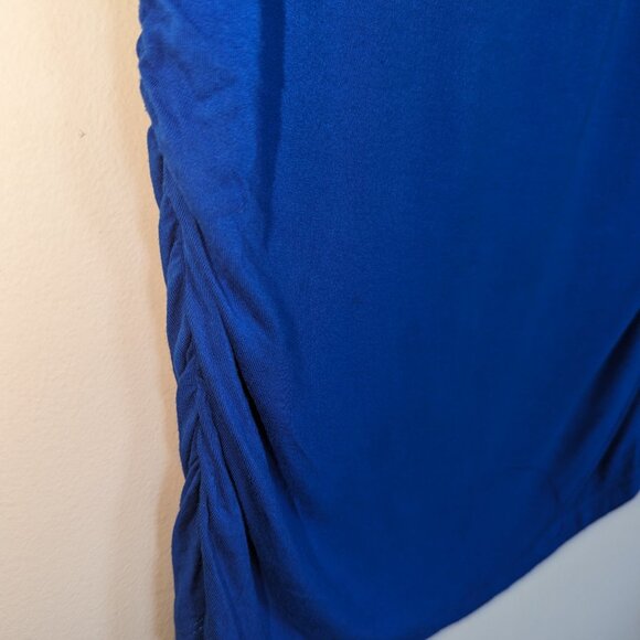 Chaus New York Blue Sleeveless Top (Size M) - Made in Vietnam - Picture 5 of 6